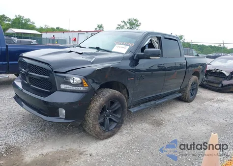 2018 Ram 1500 Night 4X4 5'7 Box z USA, uszkodzony, nr VIN 1C6RR7MT0JS135714